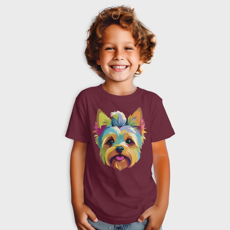 Dog Colorful, Tricou Copii