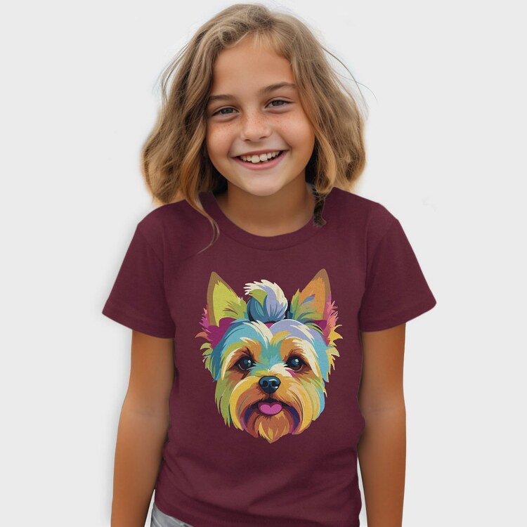 Dog Colorful, Tricou Copii