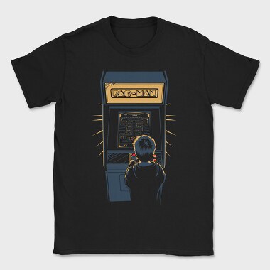 Retro Gaming Pac Man Game, Tricou Barbati (Unisex)