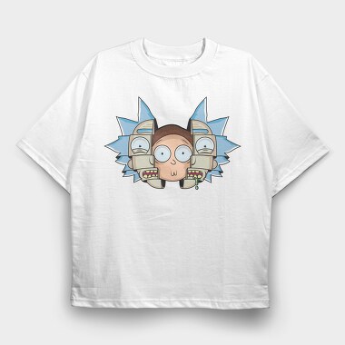 Rick and Morty 10, Tricou Oversize Barbati (Unisex)