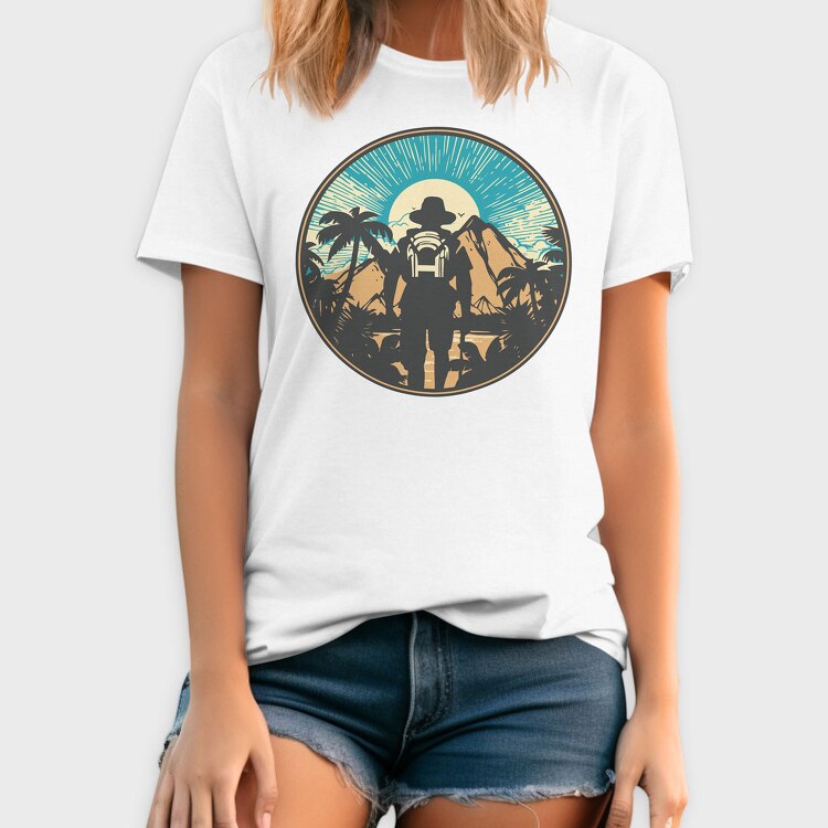Hiking Palm Trees, Tricou Barbati (Unisex)