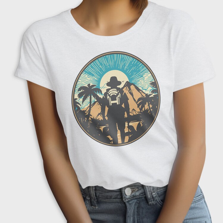 Hiking Palm Trees, Tricou Femei
