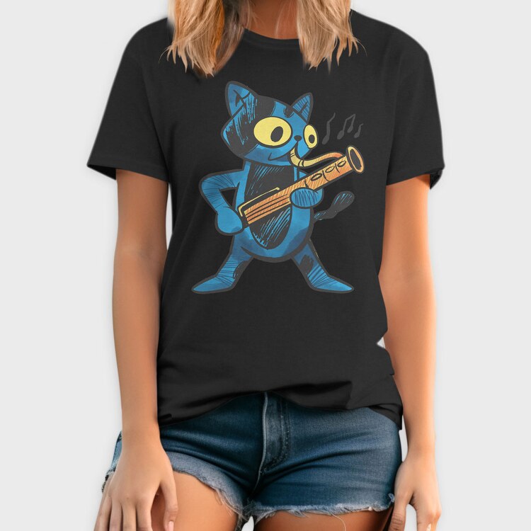 Cat Bassoon, Tricou Barbati (Unisex)