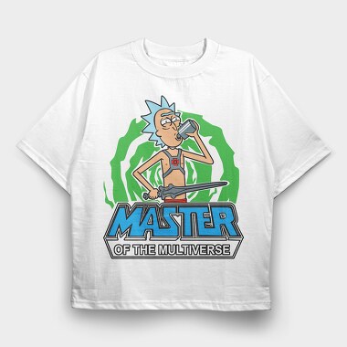 Rick and Morty 34, Tricou Oversize Barbati (Unisex)