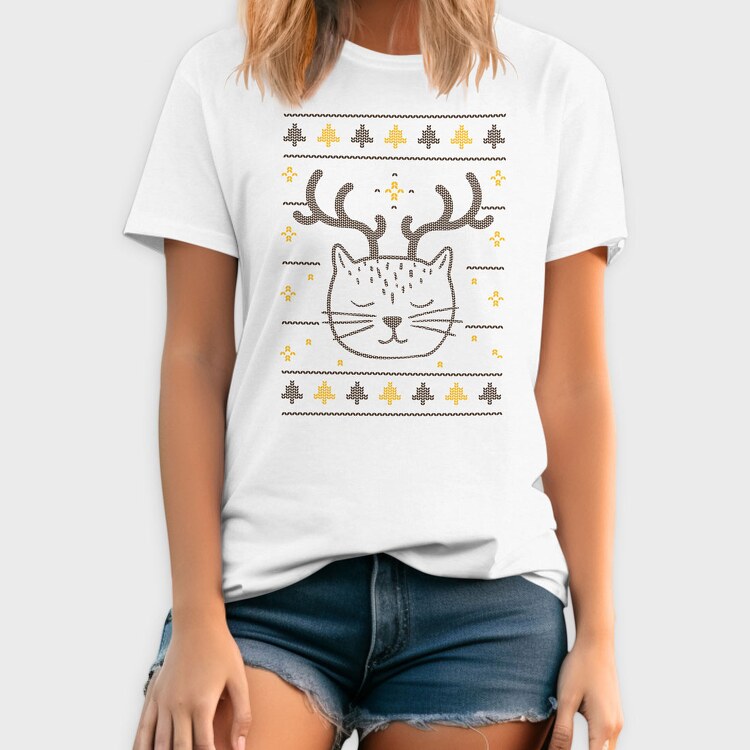 Cut Cat Ugly Sweater, Tricou Barbati (Unisex)