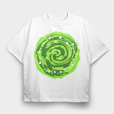 Rick and Morty 8, Tricou Oversize Barbati (Unisex)