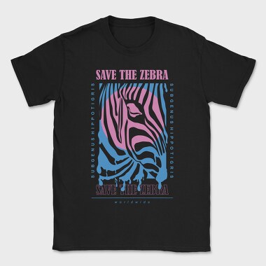 Save The Zebra 1, Tricou Barbati (Unisex)