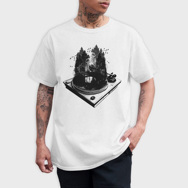 Tur Ntable Forest, Tricou Barbati (Unisex)