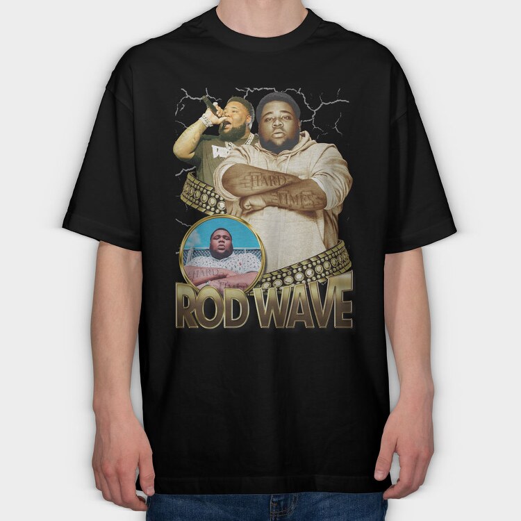 Rod Wave, Tricou Oversize Barbati (Unisex)
