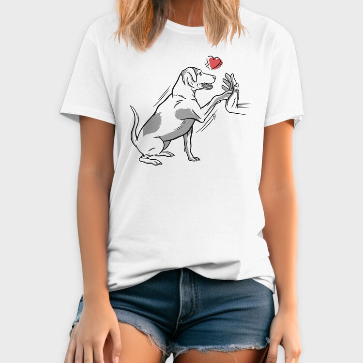 Dog High Five, Tricou Barbati (Unisex)