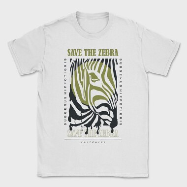 Save The Zebra 2, Tricou Barbati (Unisex)