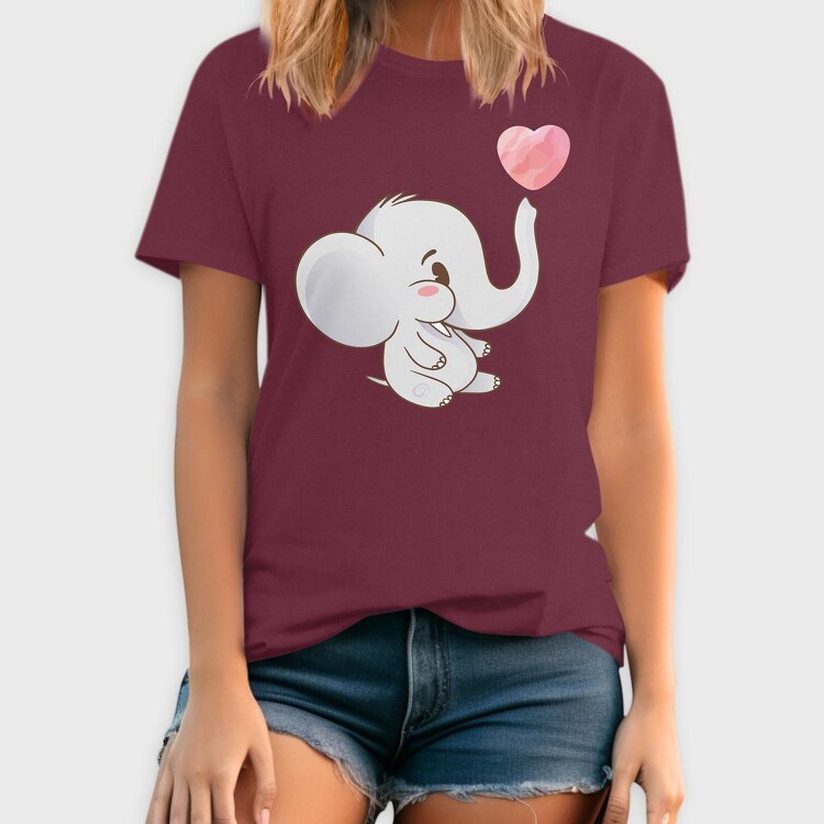 Cute Elephant, Tricou Barbati (Unisex)