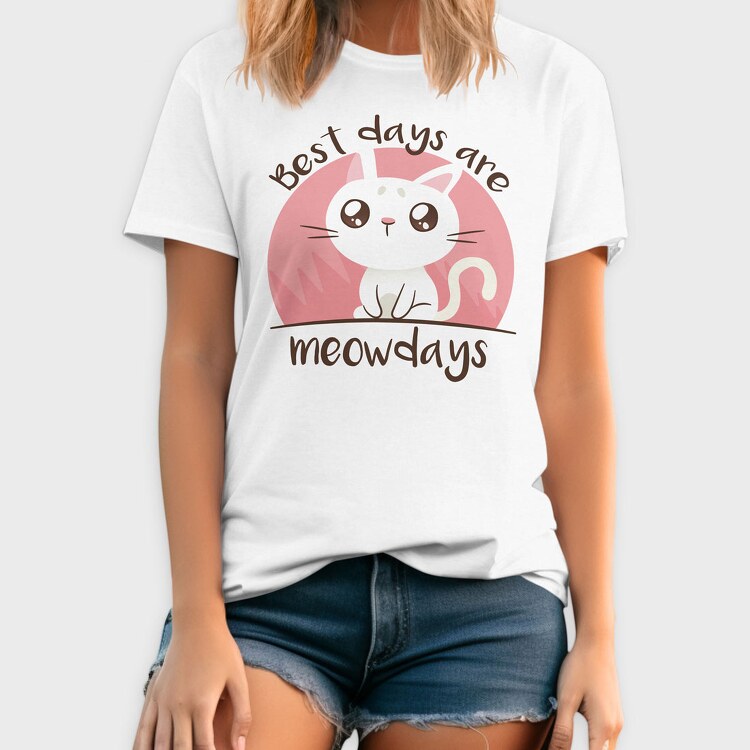 Meowdays Cat, Tricou Barbati (Unisex)