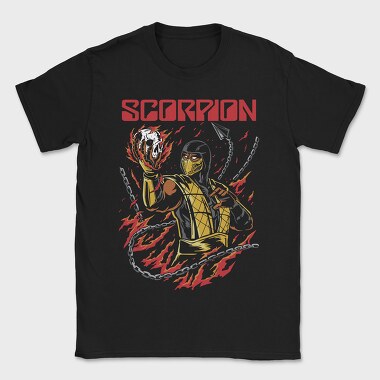 Scorpion Mortal Kombat, Tricou Barbati (Unisex)