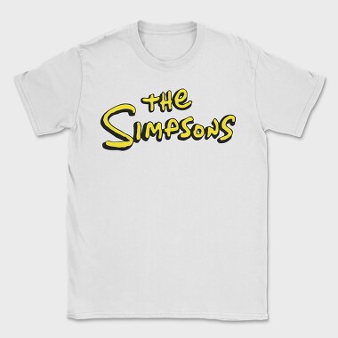 Simpsons Logo, Tricou Barbati (Unisex)