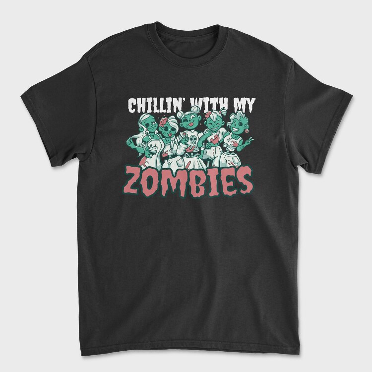 Zombie Besties, Tricou Barbati (Unisex)