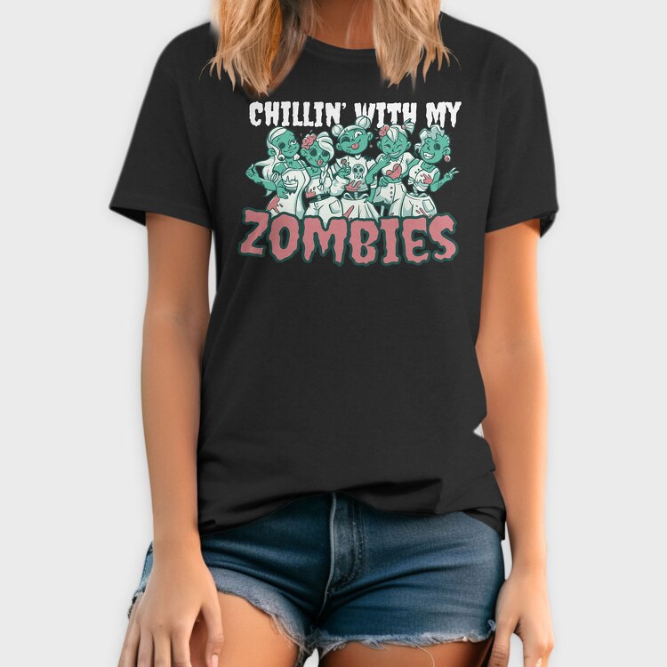 Zombie Besties, Tricou Barbati (Unisex)