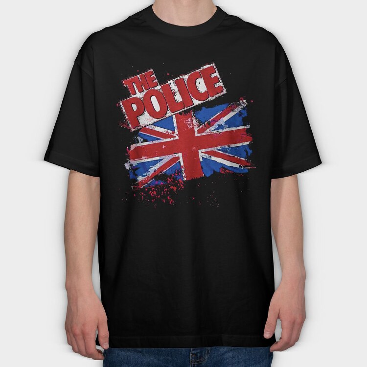 The Police, Tricou Oversize Barbati (Unisex)
