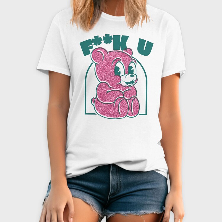 Cute Bad Bear, Tricou Barbati (Unisex)