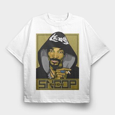 Snoop Dog 2, Tricou Oversize Barbati (Unisex)