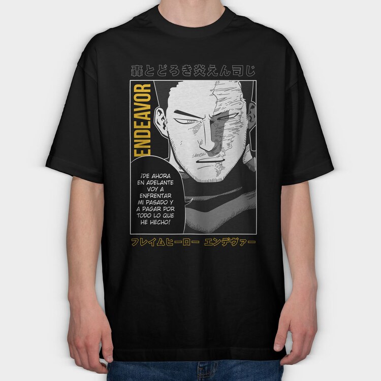 My Hero Academia 10, Tricou Oversize Barbati (Unisex)