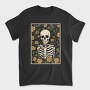 Floral Skeleton, Tricou Barbati (Unisex)