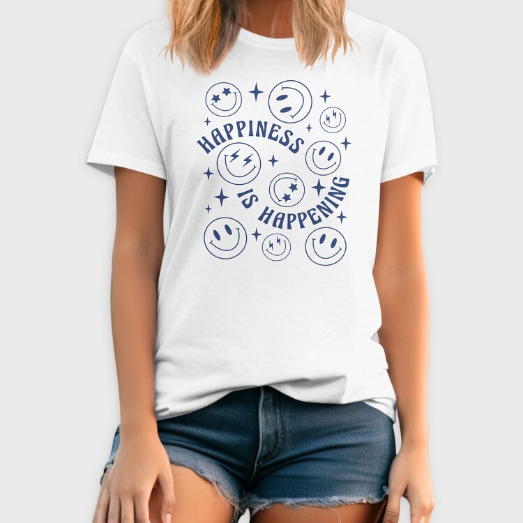 Happiness Happening, Tricou Barbati (Unisex)