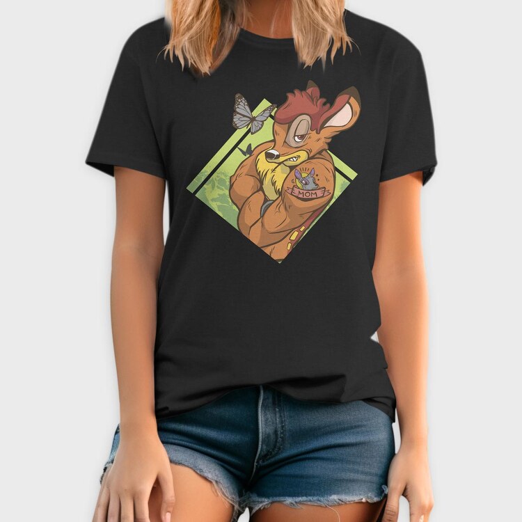 Bambi Mom, Tricou Barbati (Unisex)