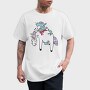 Zombie Eating Unicorn, Tricou Barbati (Unisex)