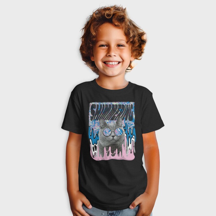 Holographic Cat, Tricou Copii