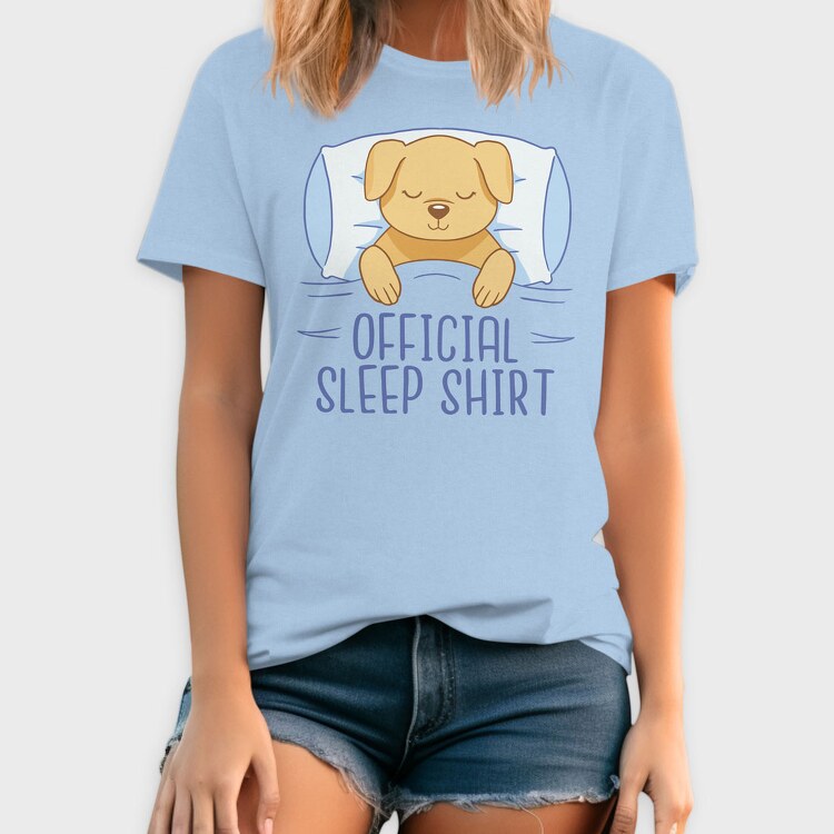 Dog Official Sleep Shirt, Tricou Barbati (Unisex)