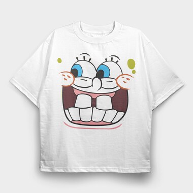 SpongeBob face 11, Tricou Oversize Barbati (Unisex)