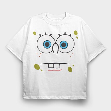 SpongeBob face 13, Tricou Oversize Barbati (Unisex)