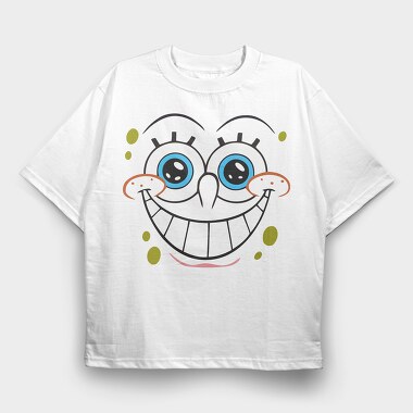 SpongeBob face 18, Tricou Oversize Barbati (Unisex)