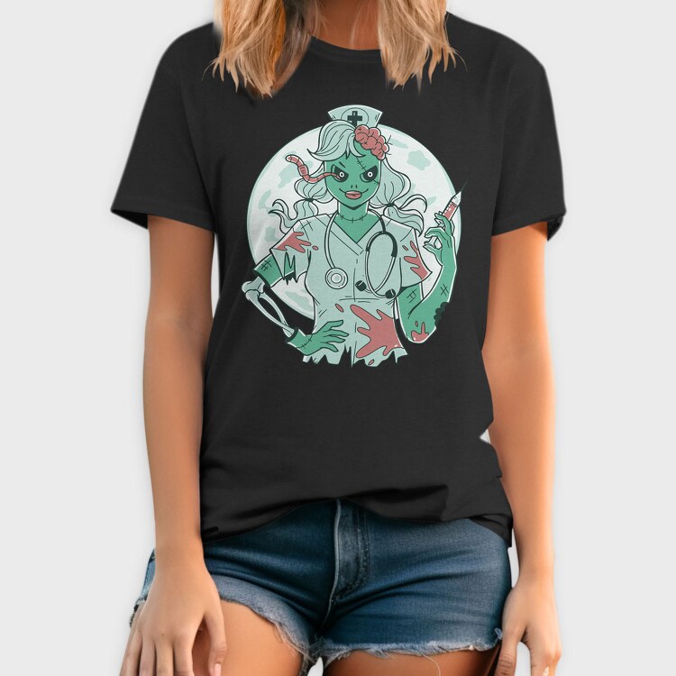 Zombie Nurse, Tricou Barbati (Unisex)