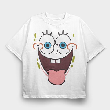SpongeBob face 3, Tricou Oversize Barbati (Unisex)