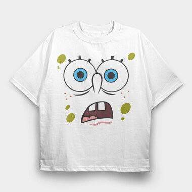 SpongeBob face 6, Tricou Oversize Barbati (Unisex)
