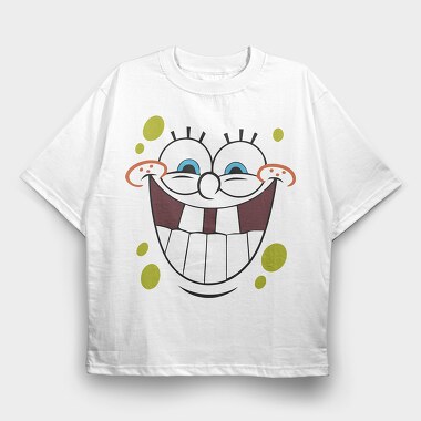 SpongeBob face 9, Tricou Oversize Barbati (Unisex)