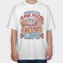Fast Food Funny, Tricou Oversize Barbati (Unisex)