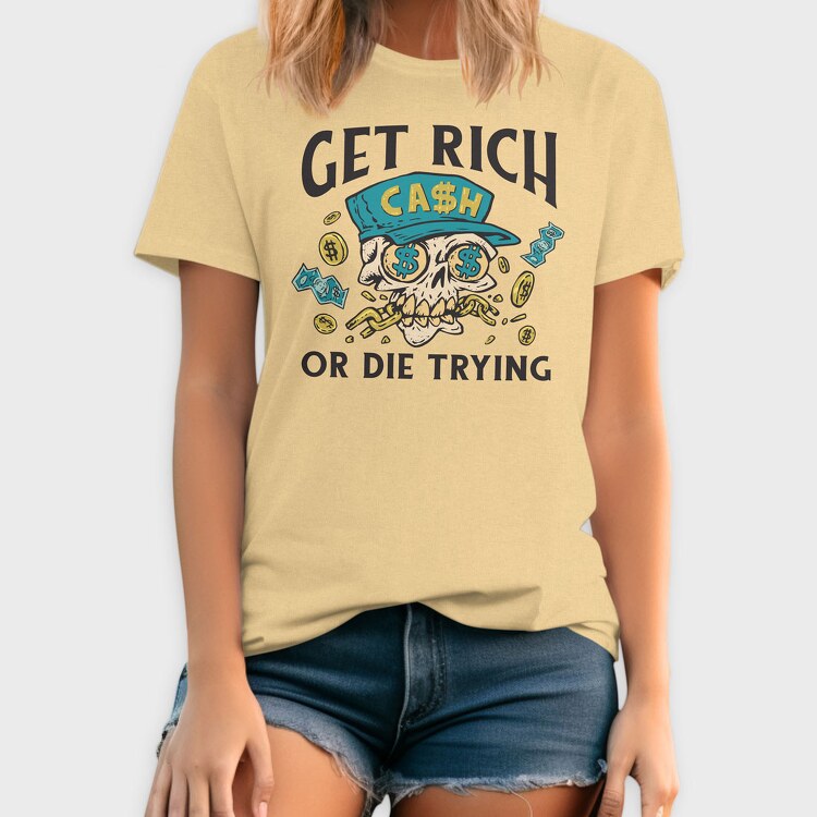 Skull Rich, Tricou Barbati (Unisex)