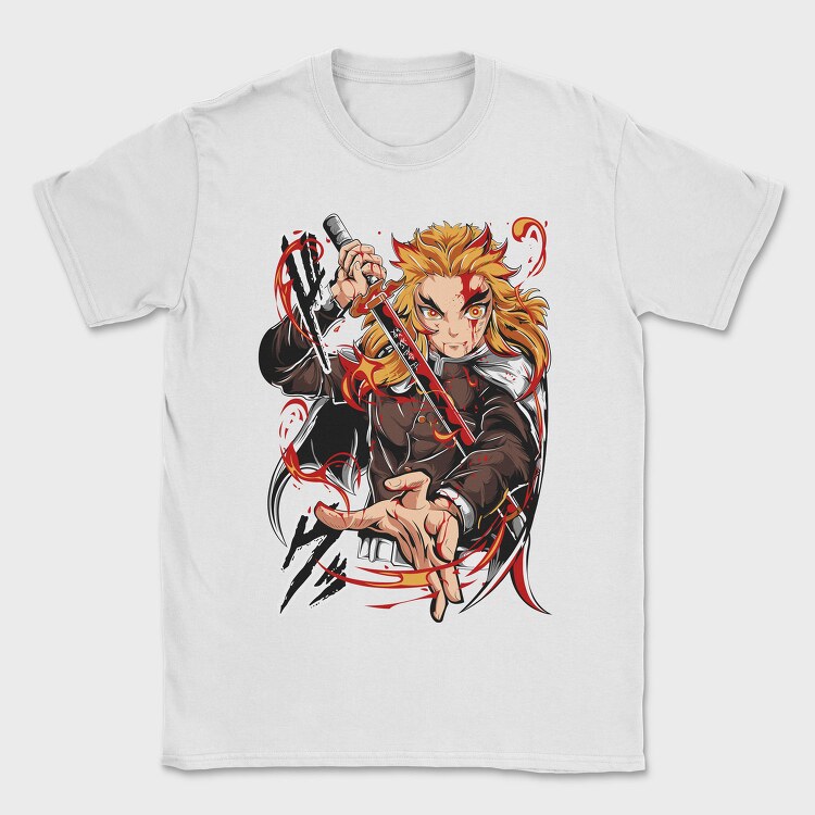 Kyojuro Rengoku Ex, Tricou Barbati (Unisex)