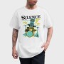 Cat Drummer 3, Tricou Barbati (Unisex)