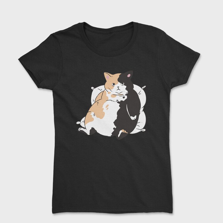 Fat Cat Resting, Tricou Femei