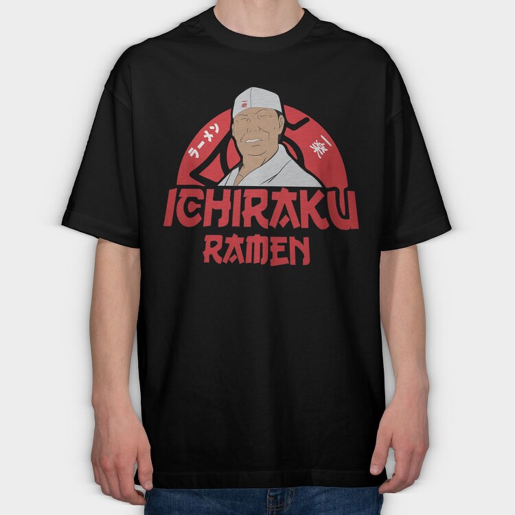 Ichiraku Ramen, Tricou Oversize Barbati (Unisex)
