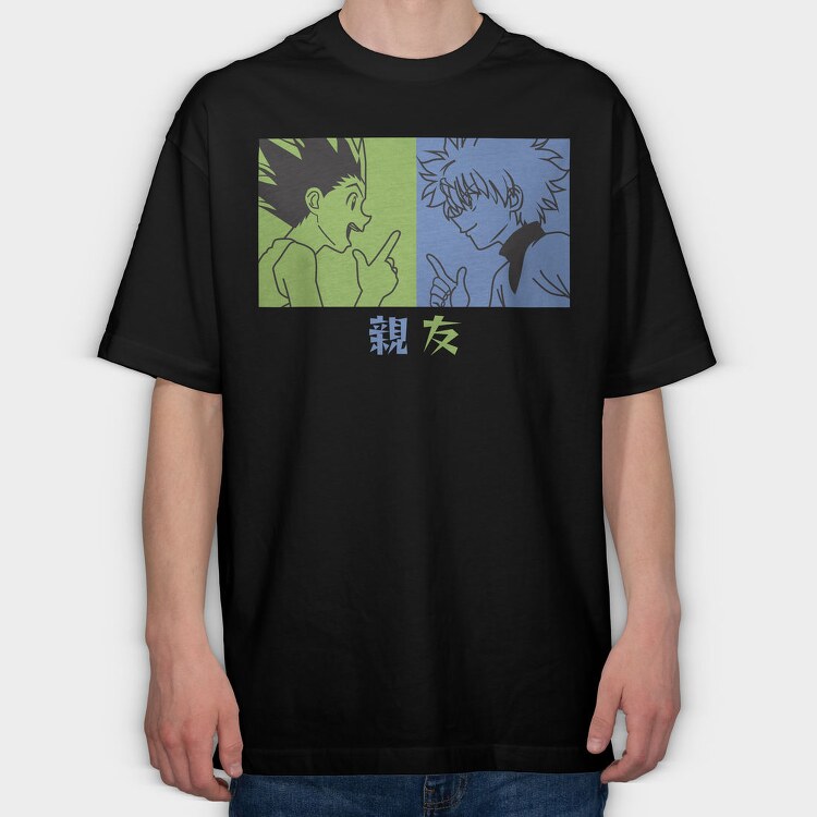 Hunter X Hunter 9, Tricou Oversize Barbati (Unisex)