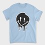 Black Smiley, Tricou Barbati (Unisex)