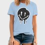 Black Smiley, Tricou Barbati (Unisex)
