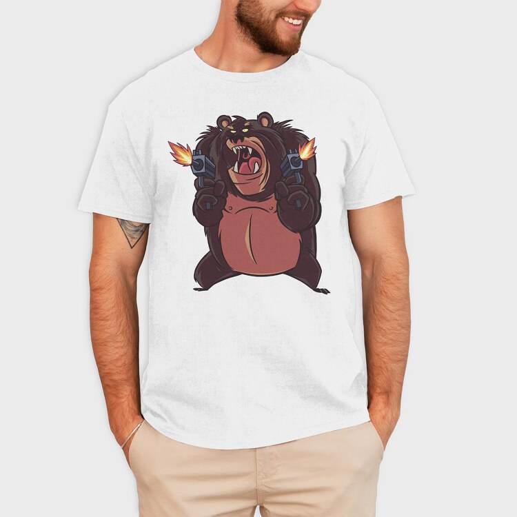 Bear Chuck, Tricou Barbati (Unisex)
