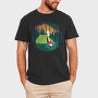 Camping Night, Tricou Barbati (Unisex)