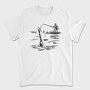 Monochrome Sketch Water, Tricou Barbati (Unisex)